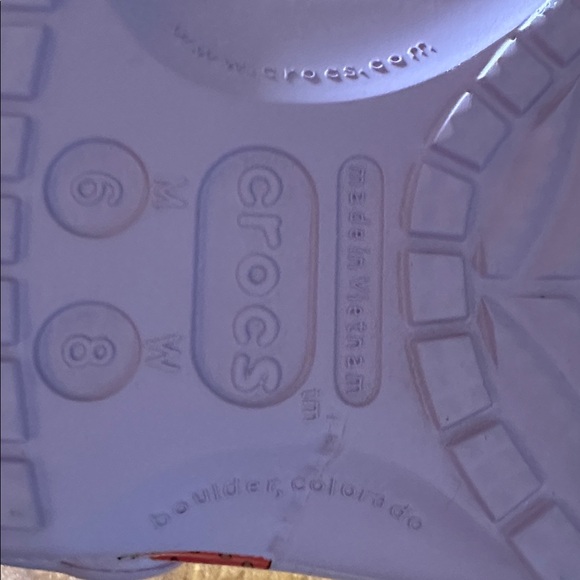 CROCS Pink Clogs with strawberries perfect condition - Picture 8 of 8